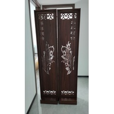Bình Phong ,Vách Ngăn Trang Trí Cá Chép Có Đế Hộp Ngăn Phòng Khách Lối Vào-Gỗ MDF 15mm chống Mọt Đa Năng KIKO VN 1080