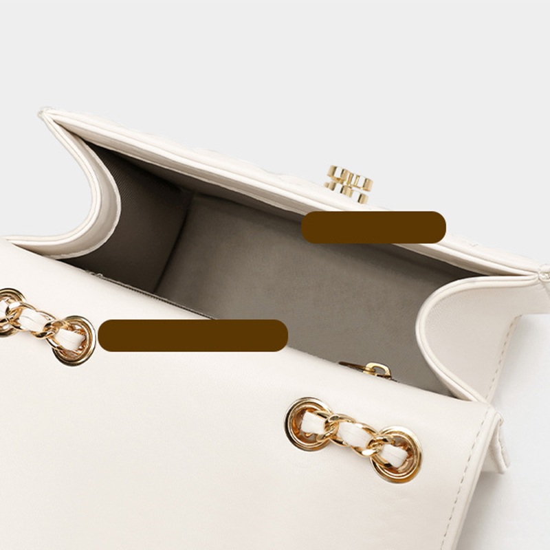 Túi đeo vai IELGY dáng vuông nhỏ chuỗi dây xích thời trang dành cho nữ