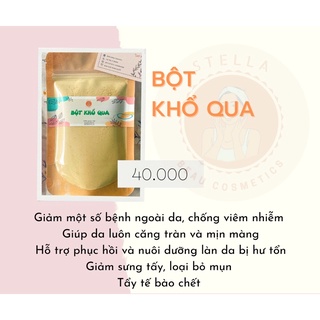 BỘT KHỔ QUA ĐẮP MẶT