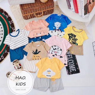 Bộ cộc tay minky mom chất thun lạnh cao cấp