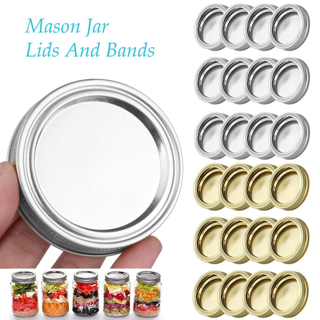 Nắp Đậy Hũ Mason Miệng Rộng Chống Rò Rỉ Tiện Dụng Cho Nhà Bếp
