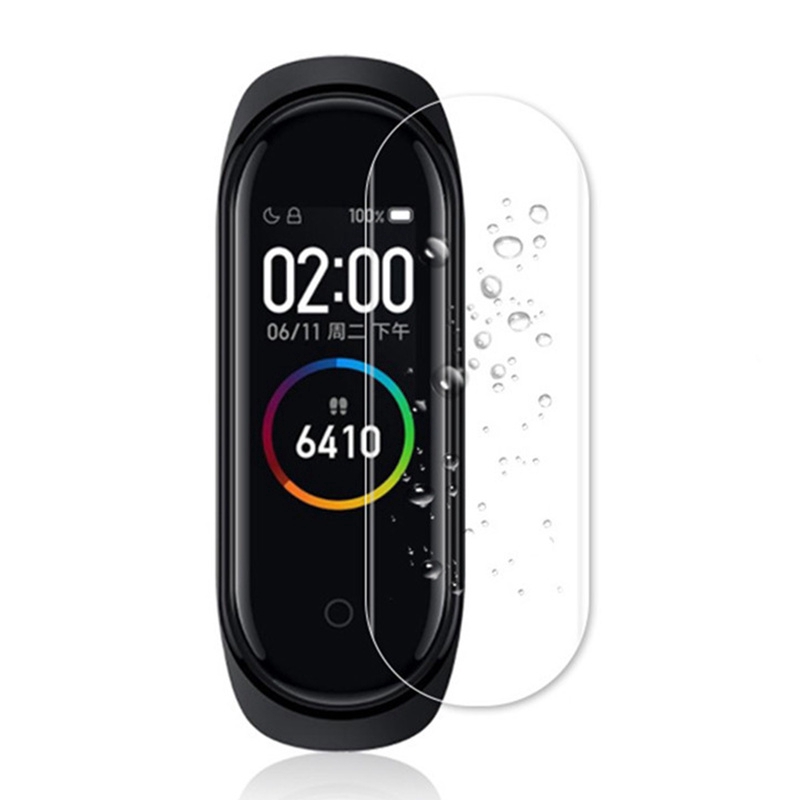 Set 2/3/5 miếng dán TPU trong suốt bảo vệ màn hình cho Đồng Hồ Xiaomi Mi Band 5