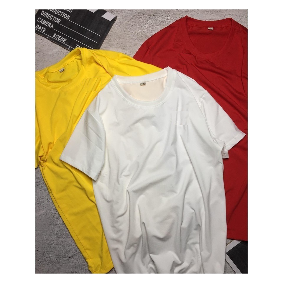 ÁO THUN TRƠN CỔ TRÒN NHIỀU MÀU TAY NGẮN NAM NỮ N8M12