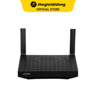 Bộ phát sóng wifi router chuẩn wifi 6 băng tần kép linksys max stream mr7350 đen