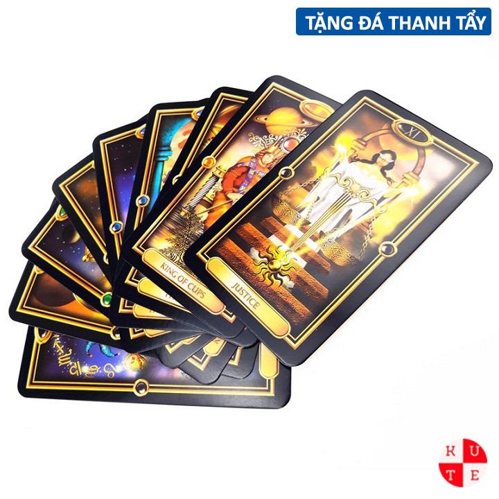 Bộ Bài Tarot Guidance Of Fate Easy Gilded Tarot 78 Lá Bài Tặng File Tiếng Anh Và Đá Thanh Tẩy E36