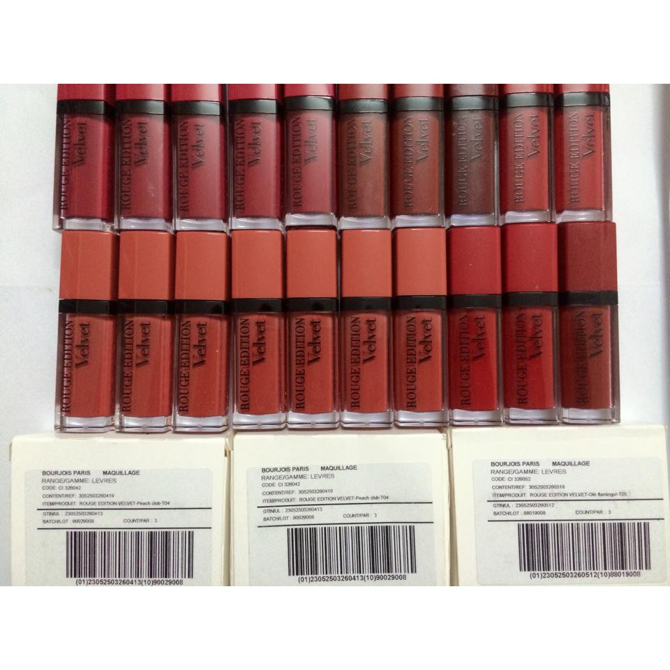 [Chuẩn Auth] Son Bourjois Rouge Edition Velvet