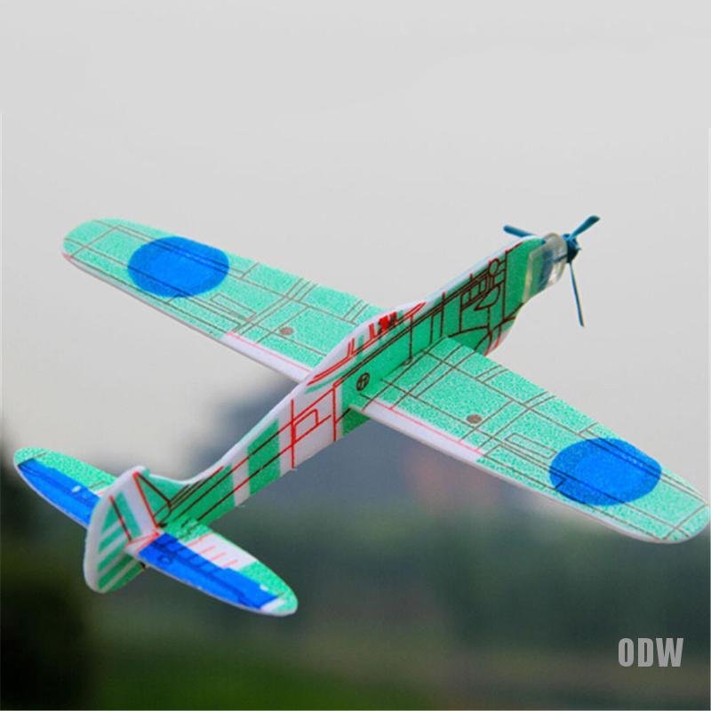 Máy bay xốp ném tay 19cm vui nhộn cho bé