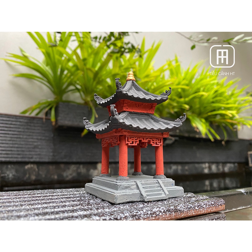Mô hình nhà, lầu vọng nguyệt, lầu chòi mini trang trí cây cảnh, bonsai, non bộ,bán cạn, tiểu cảnh terrarium