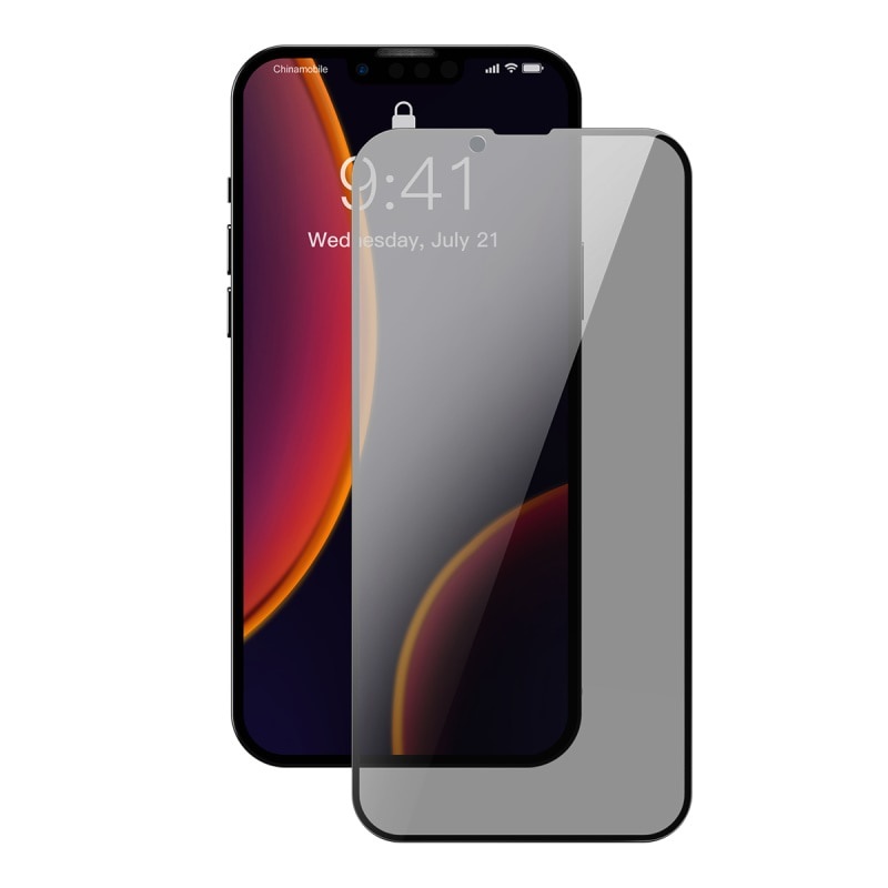 BASEUS Set 2 kính cường lực siêu mỏng 0.3mm bảo vệ màn hình cho iPhone 13 Pro 13 Max