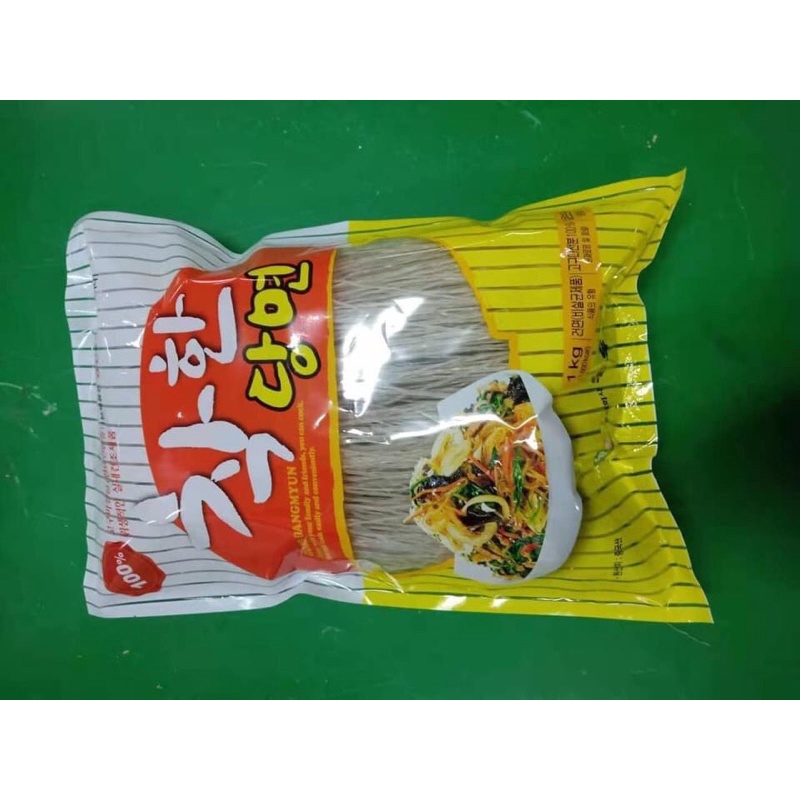 (nhập khẩu ) Miến khoai lang Hàn Quốc 1kg, siêu dai, ngon, Miến NONGWOO