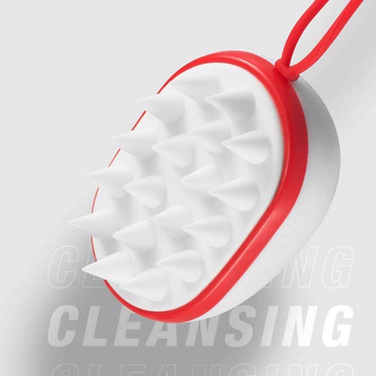 Lược Silicon chuyên dụng matxa chăm sóc da đầu thư giãn đặc dụng Dr.FORHAIR Cleansing Brush-DR296