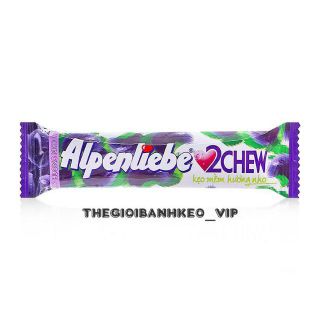 Combo 16 Thỏi kẹo mềm hương nho Alpenlible 24.5gr