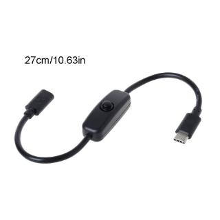 ❀CRE Type C Male to Female USB-C Extension Cable Switch for Raspberry Pi 4 Android