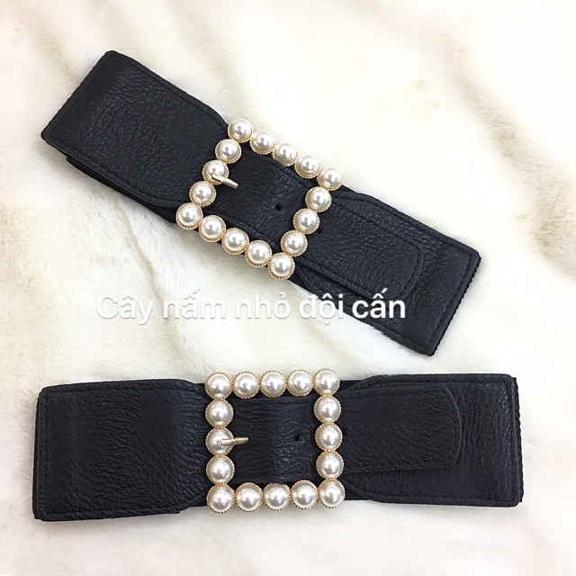 Đai Váy Chun Co Giãn Mặt Vuông Bản 6cm