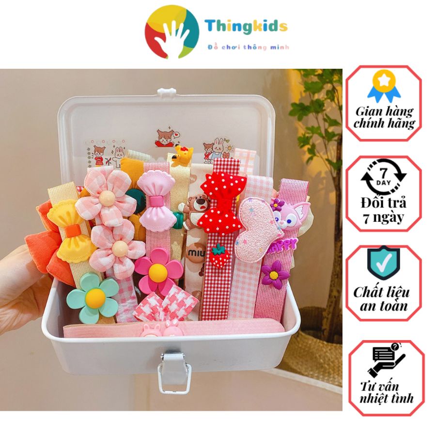 Băng đô dán tóc mái phong cách Hàn Quốc cho bé dài 32cm - Thingkids