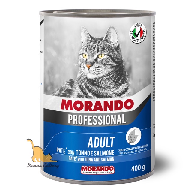 [Mã PET50K giảm Giảm 10% - Tối đa 50K đơn từ 250K] PATE LON MORANDO PROFESSIONAL MỚI 400G