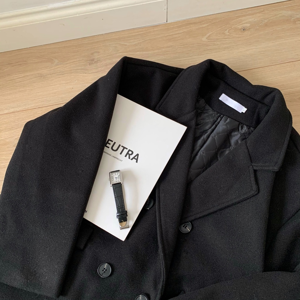 Áo khoác dạ nắp túi chéo _ A0305 | BigBuy360 - bigbuy360.vn