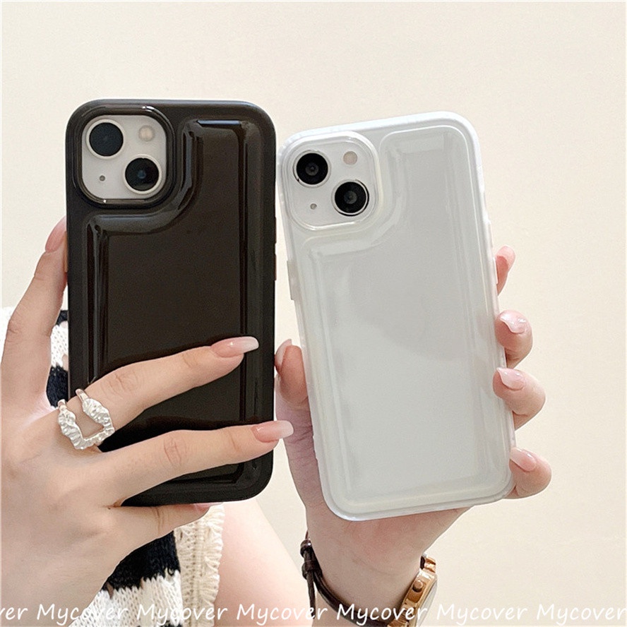 Ốp Điện Thoại Trong Suốt Chống Sốc Đơn Giản Cho iPhone 14 13 12 11 Pro Max Xs XR X