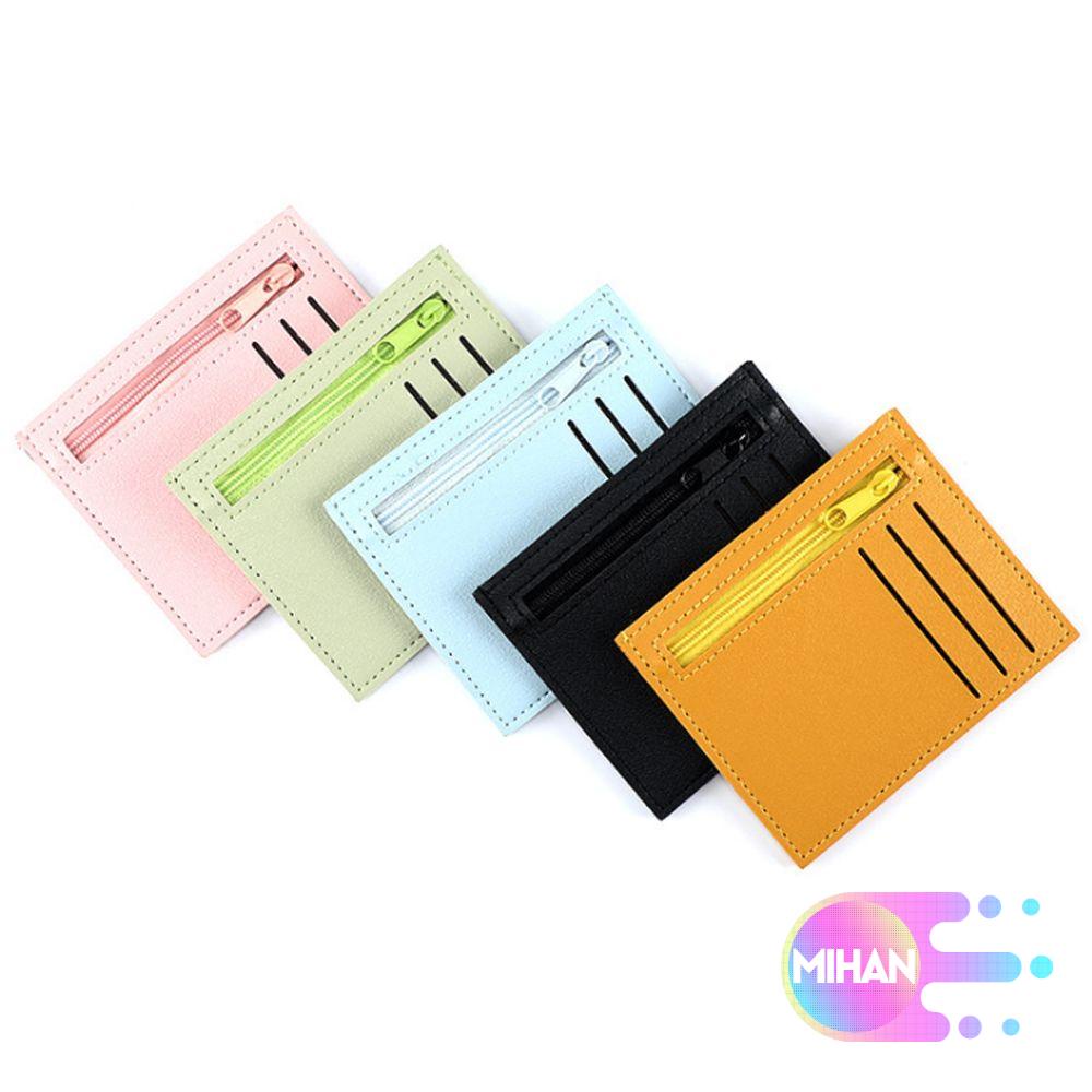 Ví da PU đựng thẻ ngân hàng/ tiền xu nhiều màu