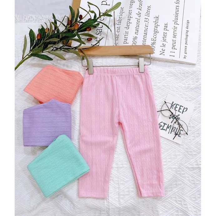 Quần legging thông hơi bé gái