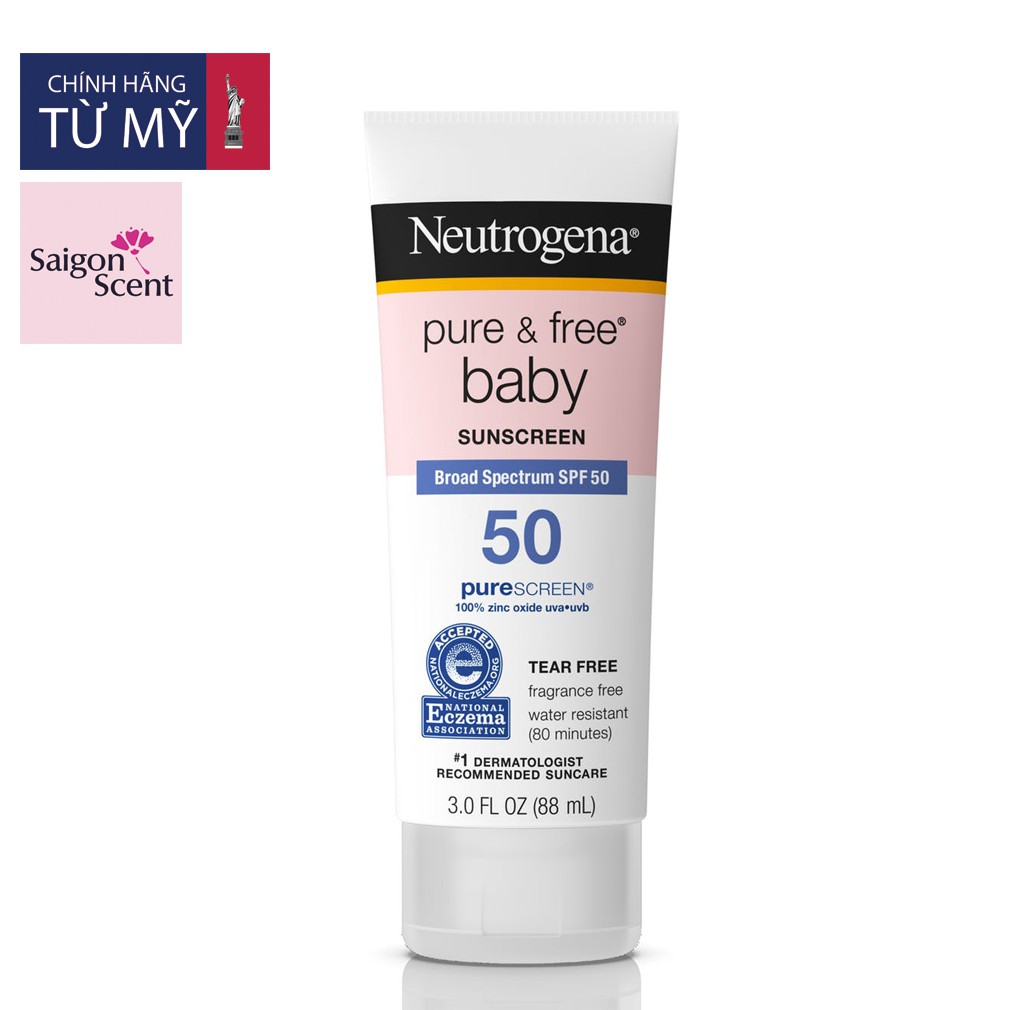 Kem chống nắng Neutrogena Pure & Free Baby SPF 50 ( 88mL )