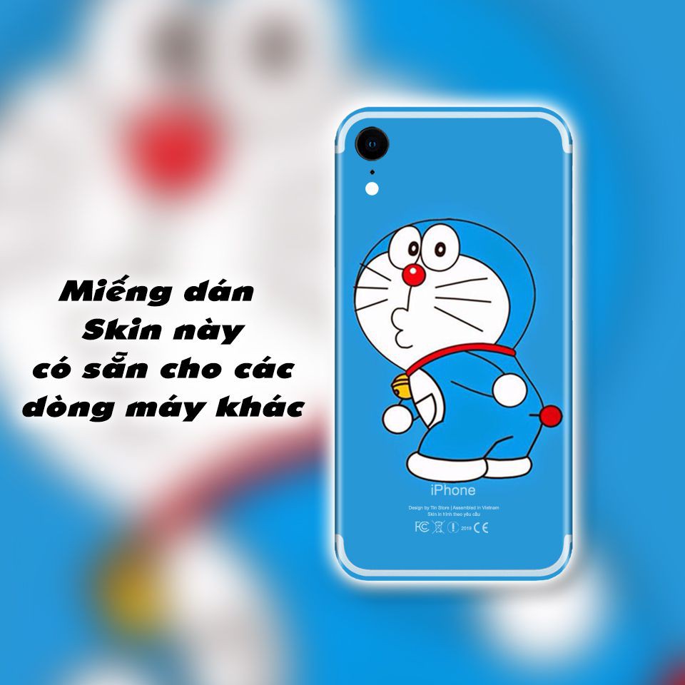 Miếng dán skin cho iPhone hình Doremon (Mã: Dor036)