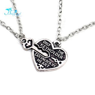Set 2 vòng cổ tình bạn hình chìa khóa dáng tạo dành cho cặp đôi