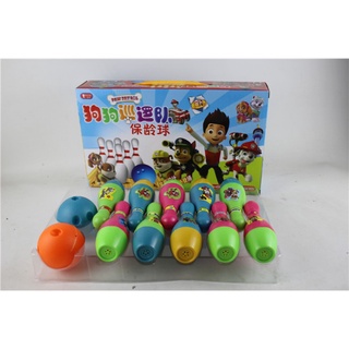 Hộp đồ chơi bowlling chú chó cứu hộ cho bé_bộ đồ chơi vận động