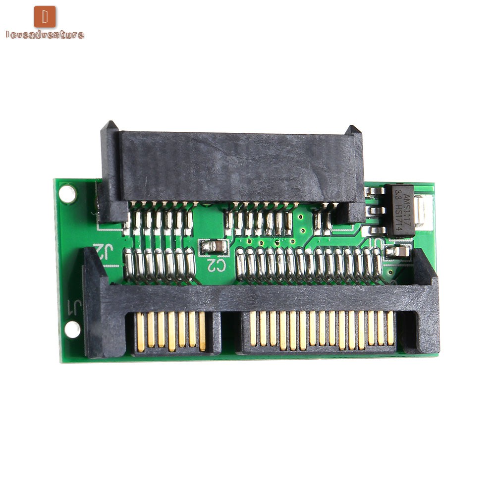 Card chuyển đổi 1.8 Inch Mini Micro SATA MSATA sang 7 + 15Pin 2.5Inch Sata