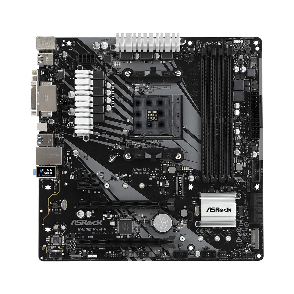 [Mã ELCLXU8 hoàn 5% xu đơn 500k]Bo mạch chủ Asrock B450M Pro 4F (Hàng chính hãng) | BigBuy360 - bigbuy360.vn