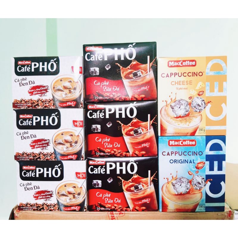 CÀ PHÊ PHỐ ĐEN ĐÁ / SỮA ĐÁ