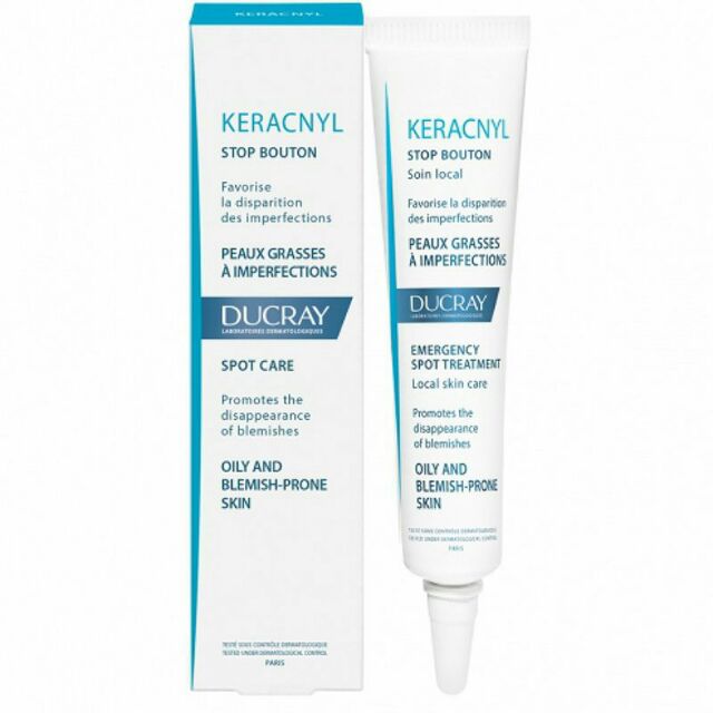 KEM GIẢM MỤN DUCRAY KERACNYL PP ANTI-BLEMISH SOOTHING CREAM