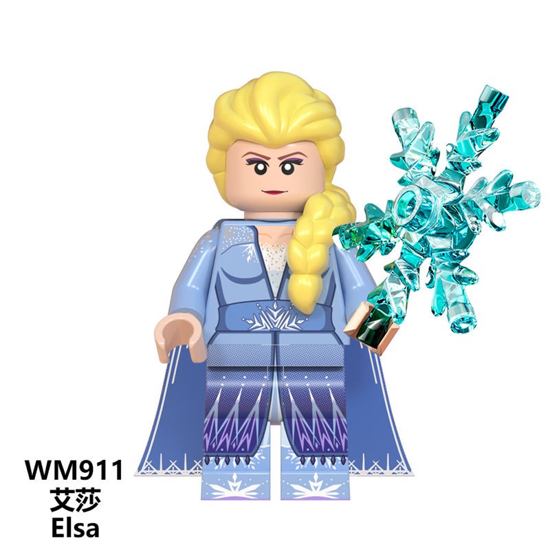 Bộ Mô Hình Lắp Ghép play Hình Công Chúa Anna Elsa WM6084