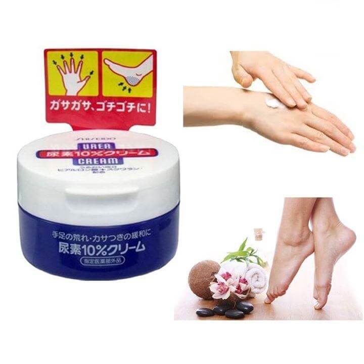 Kem Nẻ Chân Tay Shiseido Urea Cream 100g Nhật Bản Phục Hồi Da, Chống Nứt Nẻ