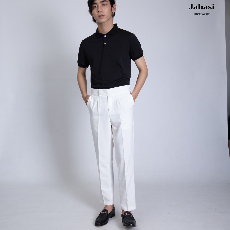 Quần âu nam cạp cao dáng baggy Premium, phom trẻ chất liệu vải lạnh hàn thời trang nam