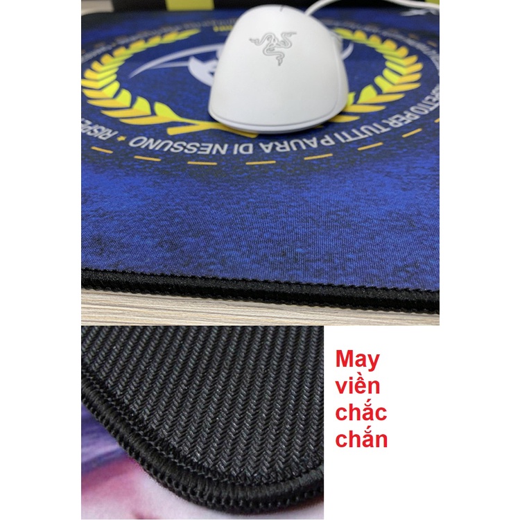 Lót chuột cao cấp gaming bo viền dota csgo xtrfy razer 350X300 320X285 dày 4mm