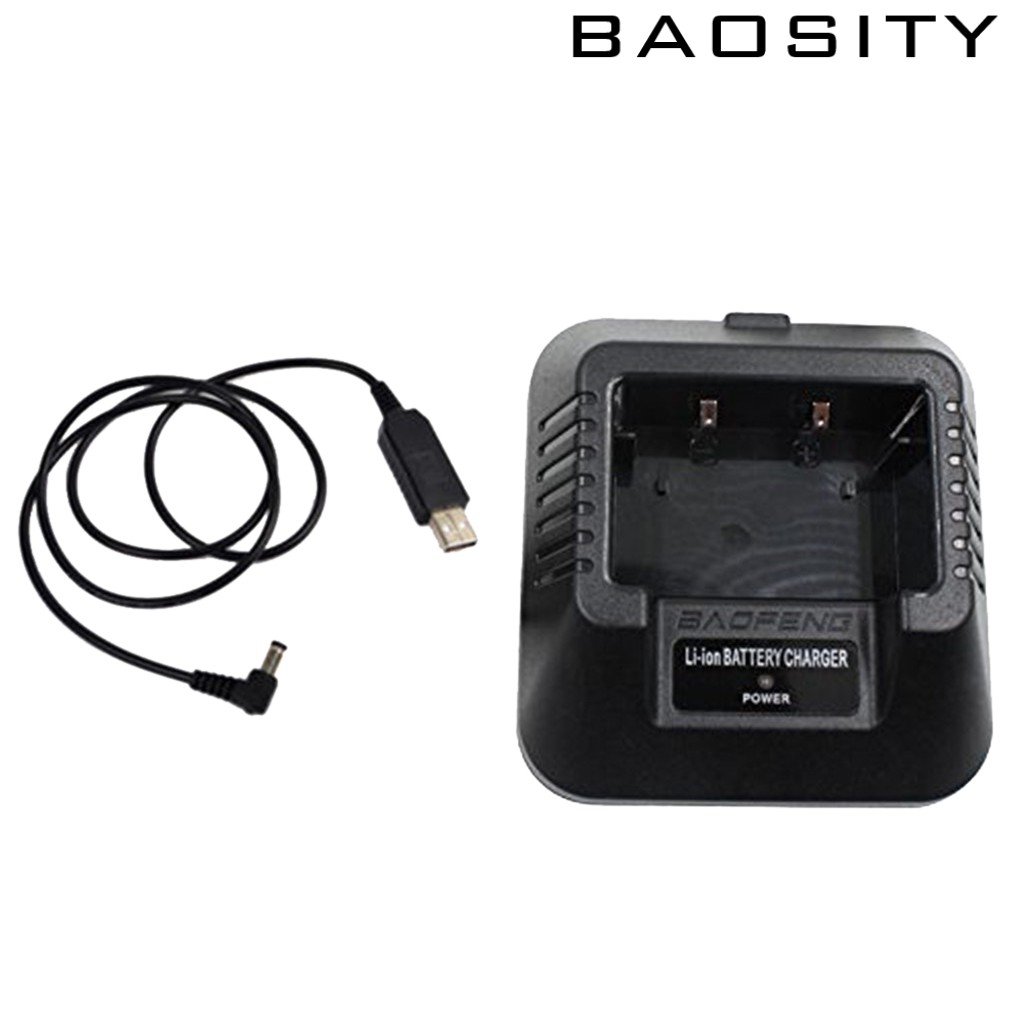 Bộ Sạc Usb Cho Baofeng Uv-5R Dm-5R Bf-F8 + Bf-F8Hp