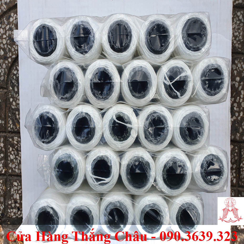 Chỉ Hai Con Cá  - 1 Cuộn Nhợ Thợ Hồ Xây Dựng, Chỉ Diều - Nhiều Số