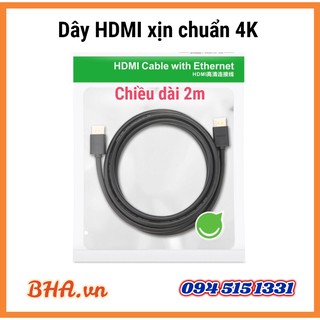 Cáp tín hiệu HDMI 2m xịn chuẩn 4K