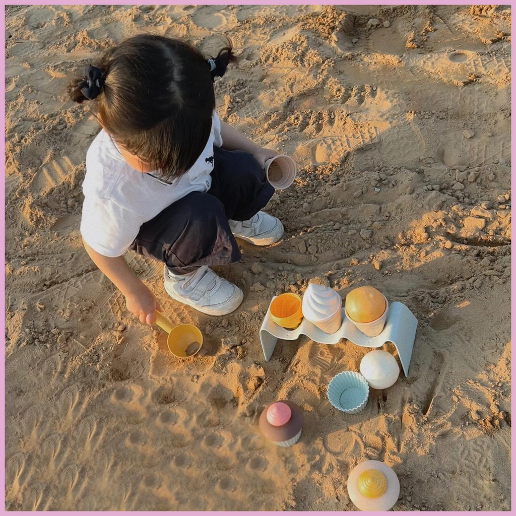 Đồ Chơi Mô Hình Cây Kem Ốc Quế Vui Nhộn Cho Bé