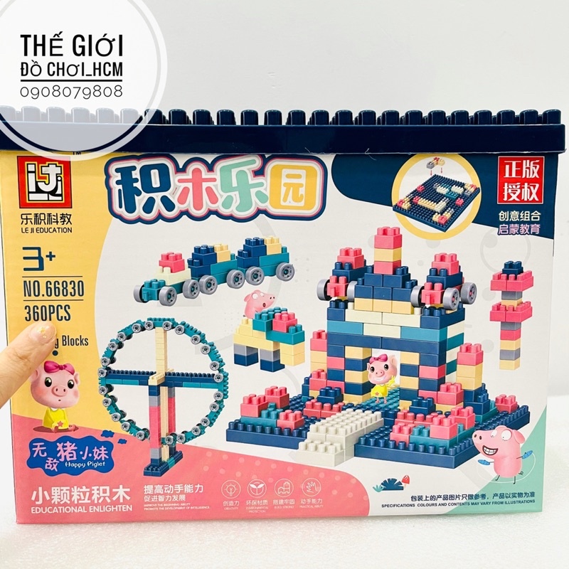 [TRỢ GIÁ- CHẤT LƯỢNG] Đồ chơi lego lắp ráp xếp hình nút lớn nhiều màu sắc kích thích sáng tạo cho bé.