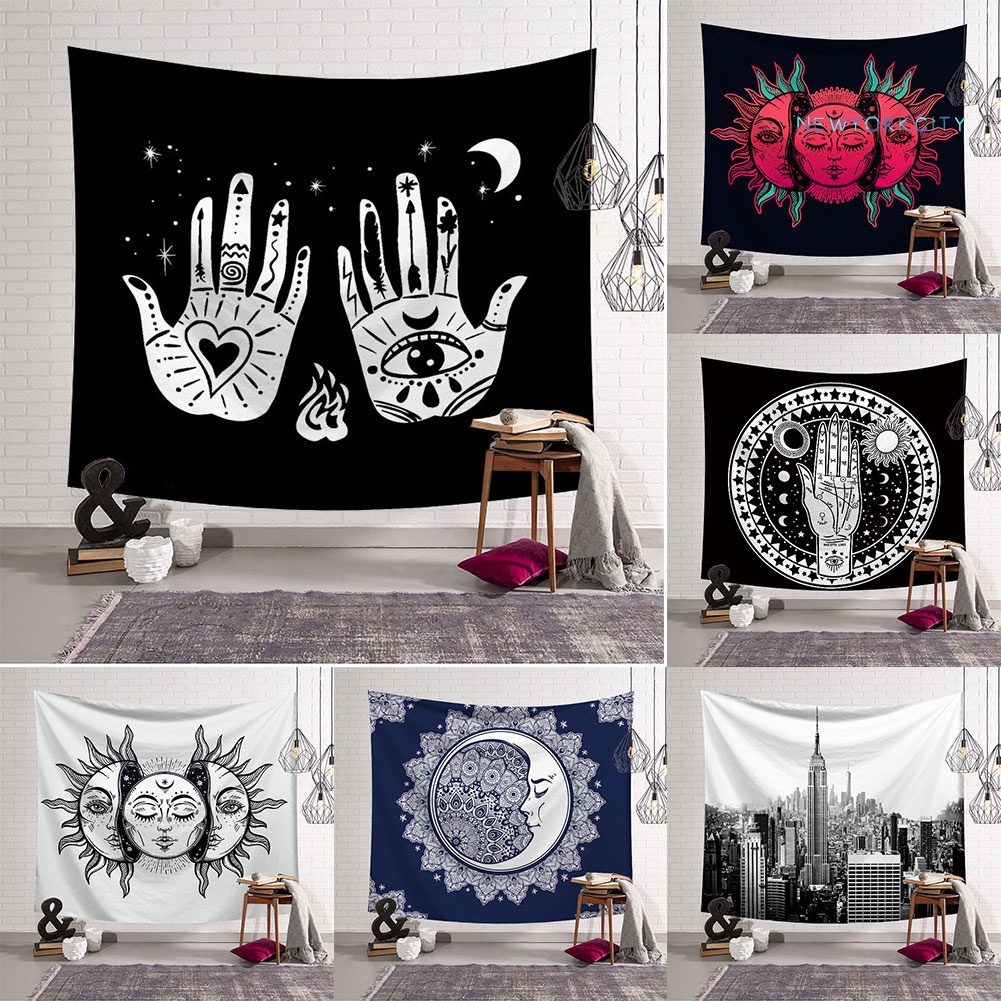 Thảm Treo Tường Trang Trí In Hình Hoạt Hình Đáng Yêu