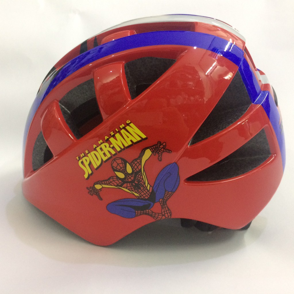 Mũ bảo hiểm xe đạp cao cấp dành cho trẻ em (đỏ line xanh)