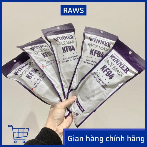 [RAWS] Khẩu trang WINNER MASK 4D, Tiêu chuẩn Hàn Quốc KF94