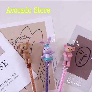 Dao rọc giấy unboxing,cắt washi dạng bút đính kim sa lấp lánh thiết kế phong cách dễ thương