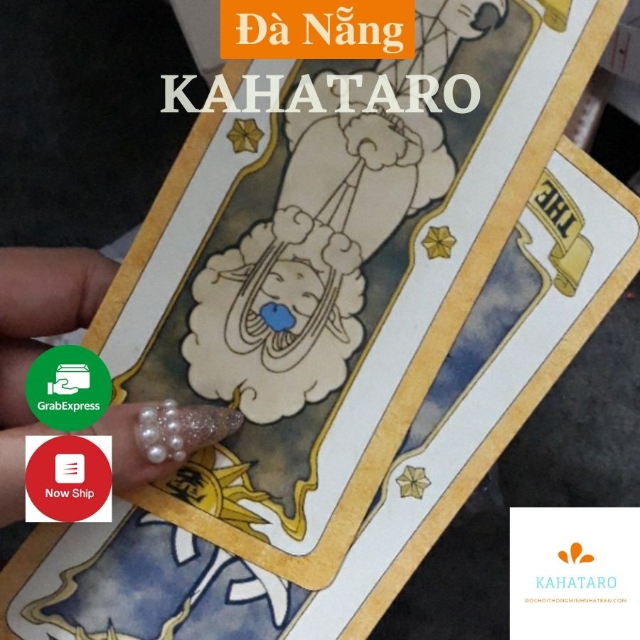 Bài Tarot Clow card cardcaptor Sakura  Kimono Sakura thủ lĩnh thẻ bài 56 lá Cao Cấp giấy cứng in sắc nét