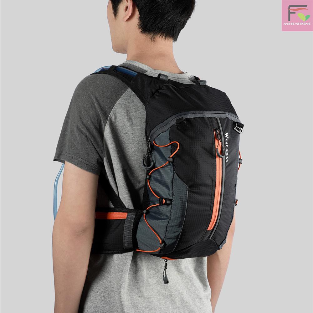 Balo đi xe đạp WEST BIKING siêu nhẹ chống thấm nước thoáng khí sức chứa lớn 10L