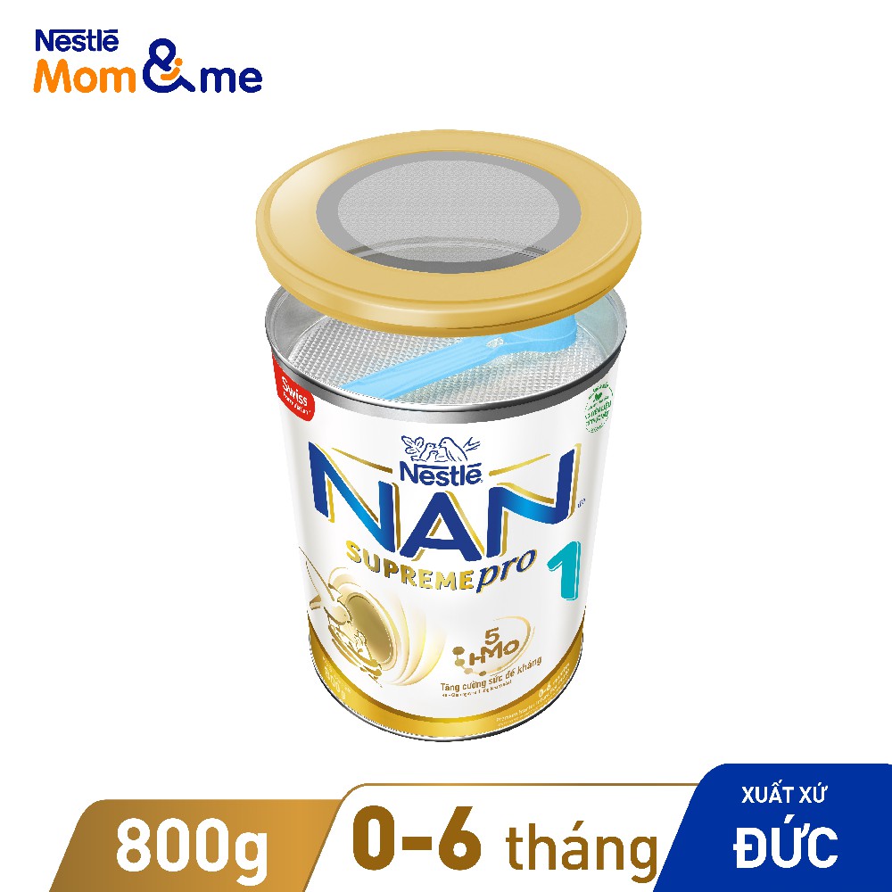 Sữa dinh dưỡng công thức Nestlé NAN SUPREMEPRO1 5HMO lon 800g