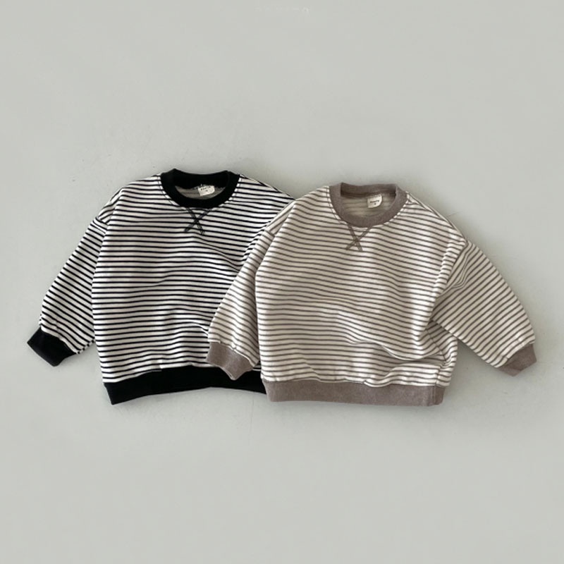 Áo Sweater Kẻ Sọc Phong Cách Thời Trang Hàn Quốc Mới Cho Bé