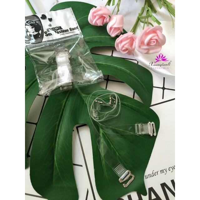 1 cặp dây áo ngực trong suốt sợi bún, sợi phở loại xịn dai bền.
